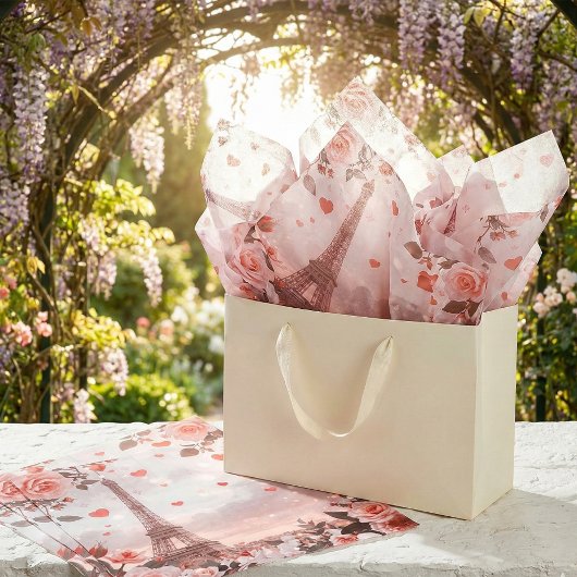 夢見るパリのロマンス：エッフェル塔 薄葉紙