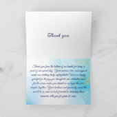 夢見るビーチウェディング 招待状 (内部)