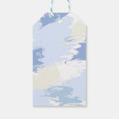 夢見るブルーのクラウドナイン ブライダルシャワー シック ギフトタグ (裏面)