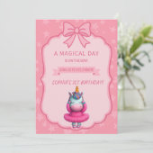 夢見るユニコーンバレエの招待状 招待状 (スタンド正面)