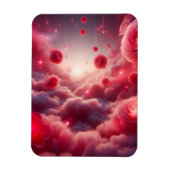 夢見るロマンティックファンタジー バラの愛 マグネット (縦)