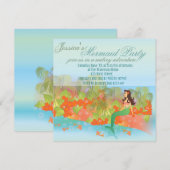 夢見る人魚 招待状 (正面/裏面)