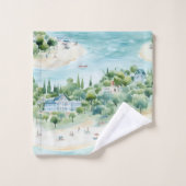 夢見る夏の海辺の休暇 - バスタオルセット (ウォッシュタオル)