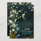 夢見る夜 50周年パーティー 招待状 (正面/裏面)