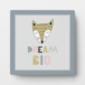 夢見る大きなスカンジナビアのキツネの子供部屋 フォトプラーク (正面)