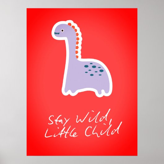 夢見る大きな夢よ小さな人よ保育園の壁アート ポスター (正面)