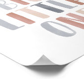 夢見る大きな子供のためのボーホー子供部屋の装飾 ポスター (角)