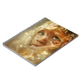 夢見る子供の肖像 | 黄金のヴェールが紡ぐ視線 ノートブック (左側)