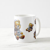 夢見る宇宙飛行士テディ コーヒーマグカップ (正面右)