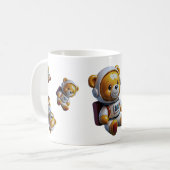 夢見る宇宙飛行士テディ コーヒーマグカップ (正面左)