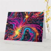 夢見る宇宙 カード (黄色い花)