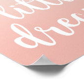 夢見る少女 ピンクオンブル名言プリント ポスター (角)