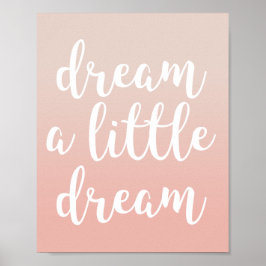 夢見る少女 ピンクオンブル名言プリント ポスター