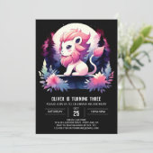 夢見る幸せなライオンの誕生日 招待状 (スタンド正面)