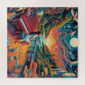 夢見る河川フロントの調和 ジグソーパズル (横)