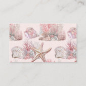 夢見る海の下のベビーシャワー エンクロージャーカード (裏面)