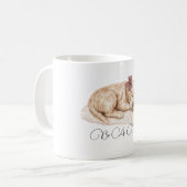 夢見る犬 コーヒーマグカップ (正面左)
