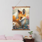 夢見る狐 吊り下げ型タペストリー (寝室)