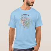 夢見る者の流れ  Tシャツ (正面)