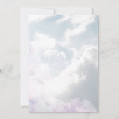 夢見る花嫁の至福のひととき ソフト ブライダルシャワー 招待状 (裏面)