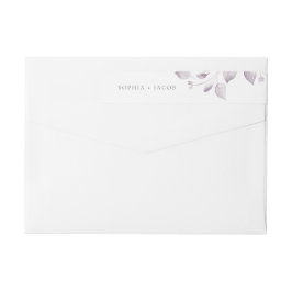 夢見る葉のラップラのまわりにベル ラップアラウンドラベル