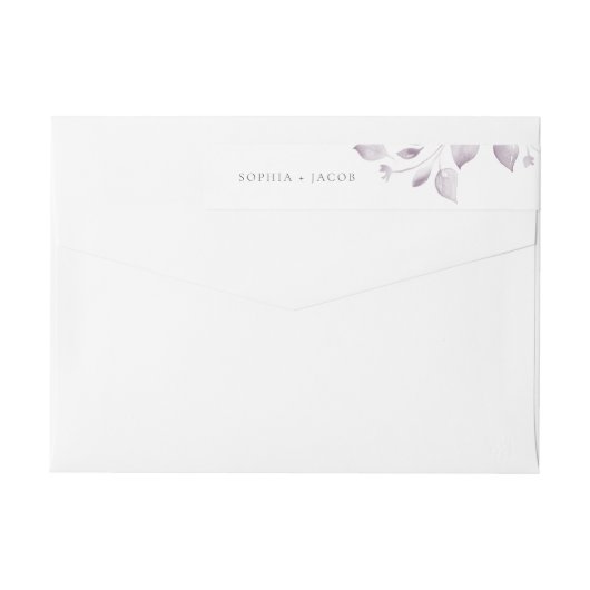 夢見る葉のラップラのまわりにベル ラップアラウンドラベル (裏面)