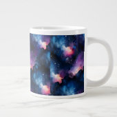 夢見る銀河の夜空アート ジャンボコーヒーマグカップ (右)