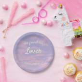 夢見る雲の恋人プレート ペーパープレート (パーティー)