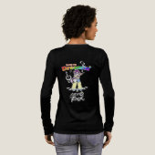 夢見るY2Kアニメギタリスト トライブレンドTシャツ (背面全体)