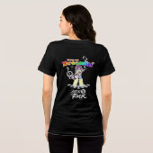 夢見るY2Kアニメギタリスト トライブレンドTシャツ (裏面全面)