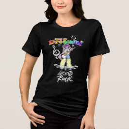 夢見るY2Kアニメギタリスト トライブレンドTシャツ