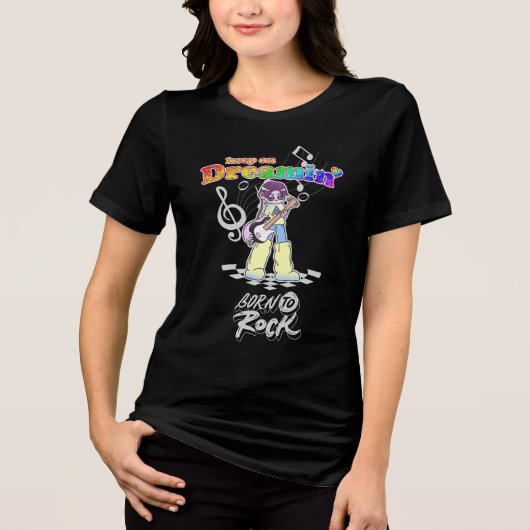 夢見るY2Kアニメギタリスト トライブレンドTシャツ (正面)
