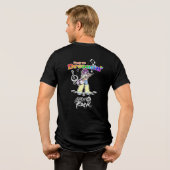 夢見るY2Kアニメギタリスト トライブレンドTシャツ (裏面全面)