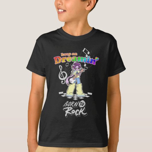 夢見るY2Kアニメギタリスト Tシャツ (正面)
