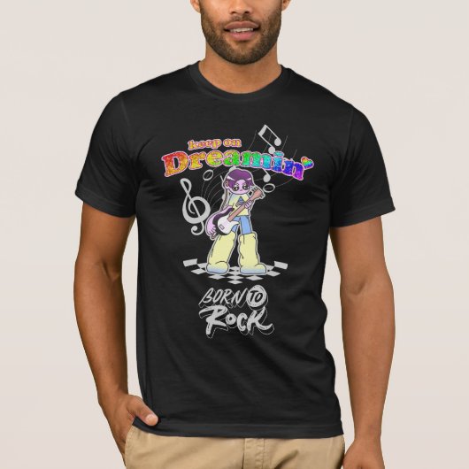 夢見るY2Kアニメギタリスト Tシャツ (正面)