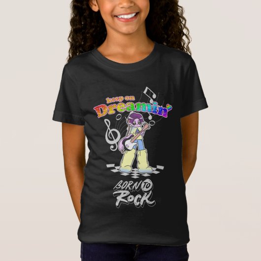 夢見るY2Kアニメギタリスト Tシャツ (正面)