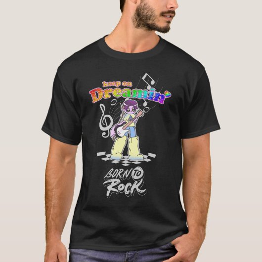 夢見るY2Kアニメギタリスト Tシャツ (正面)