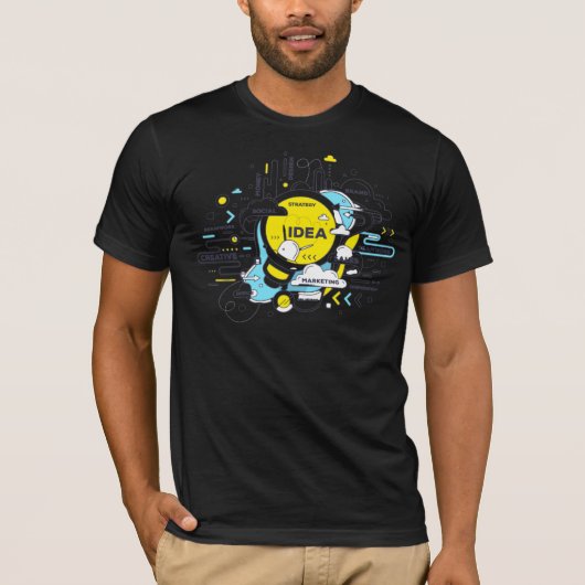 夢見ろ、築け Tシャツ (正面)