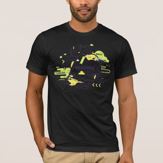 夢見ろ、築け Tシャツ (正面)