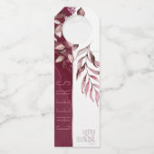 夢見心地の葉応援バーガンディID817 ボトルネックタグ (正面)