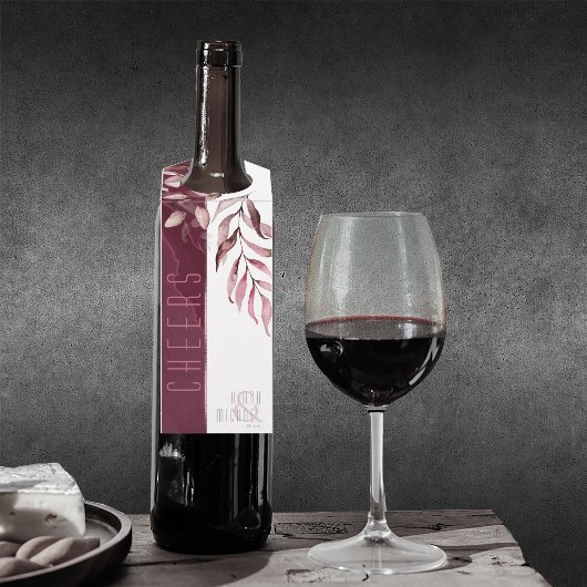 夢見心地の葉応援バーガンディID817 ボトルネックタグ