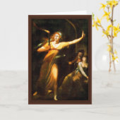 夢遊女マクベスbyヒュッリ・ヨハン・ヘイ カード (黄色い花)