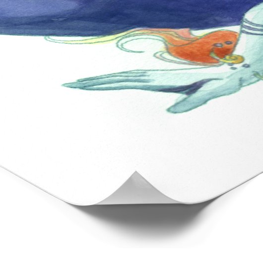 夢遊泳選手 ポスター (角)