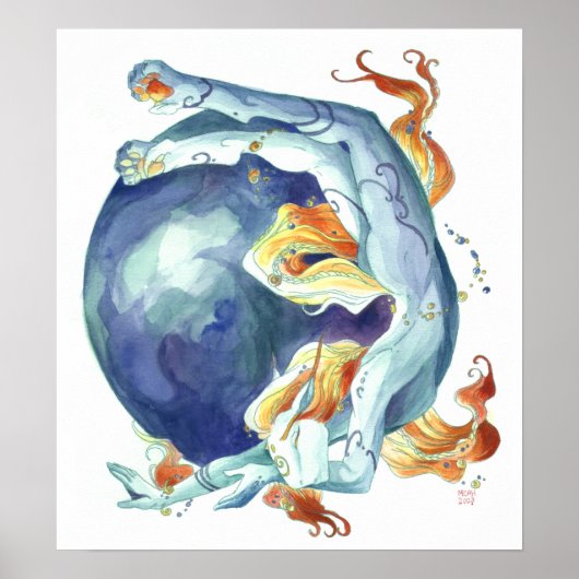 夢遊泳選手 ポスター (正面)