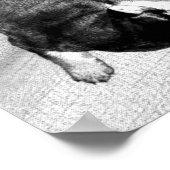 夢遊病ロットワイラー子犬 ポスター (角)