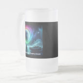 夢遊病者匿名すり付きビールグラス フロストグラスビールジョッキ (正面左)