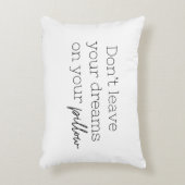 夢離れを枕に描くな アクセントクッション (正面(垂直))