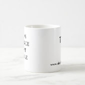 夢順序の発育阻害の倍 コーヒーマグカップ (中央)