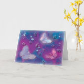 "夢飛行"はお祝いカード取ります カード (黄色い花)