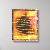 夢 キャンバスプリント (正面)